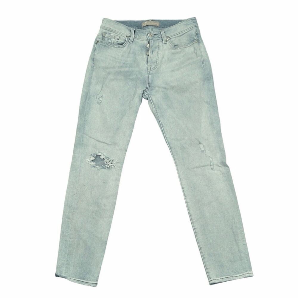 7 For All Mankind Josephine Women's Button Fly Slim Jeans Size 26
